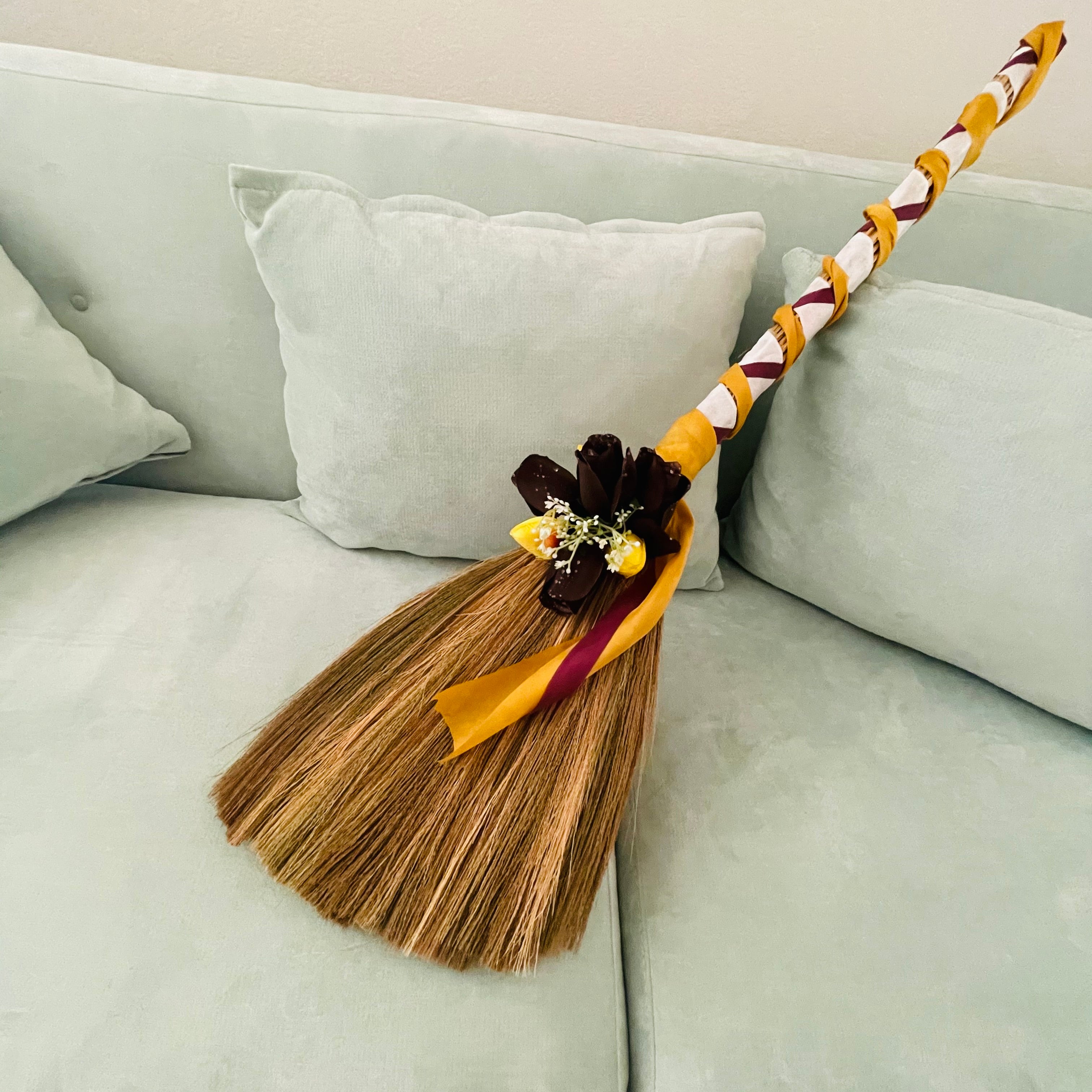 Ribbon Custom Wedding Broom